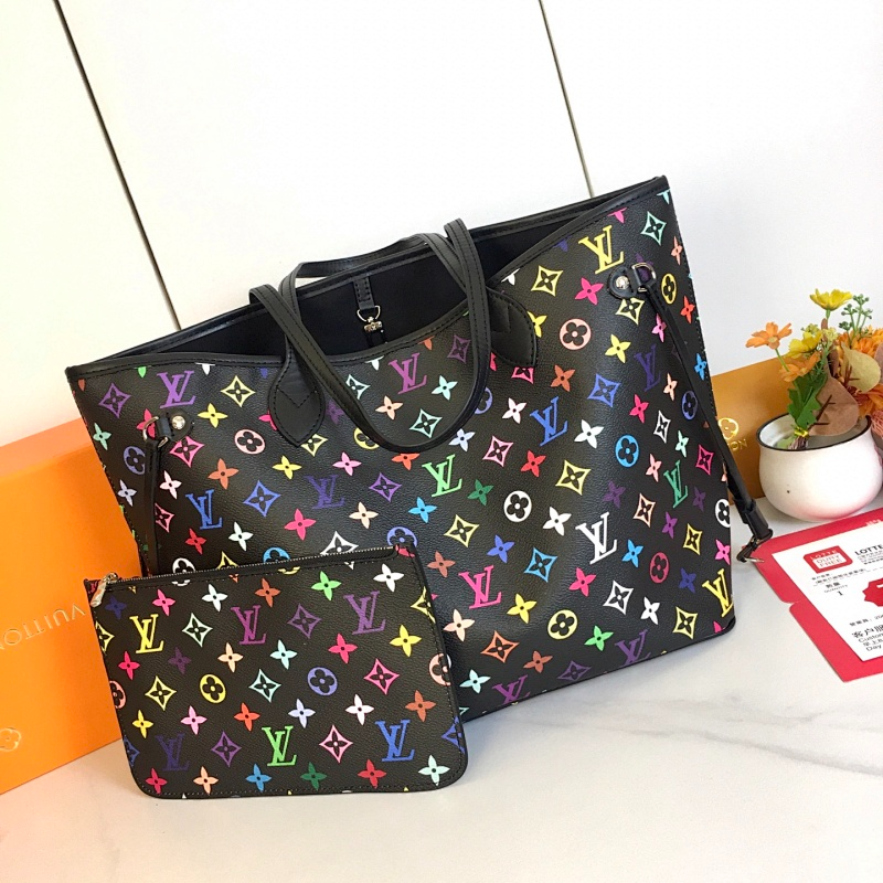 GLP160 Neverfull Bag L*V bag for lady gift 32x29x17CM Canvas leather