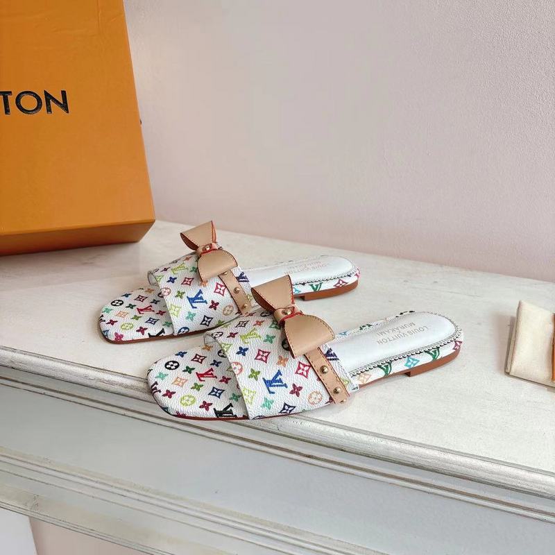 SHLS1 Women slipper Leather Shoes 35-43 with box