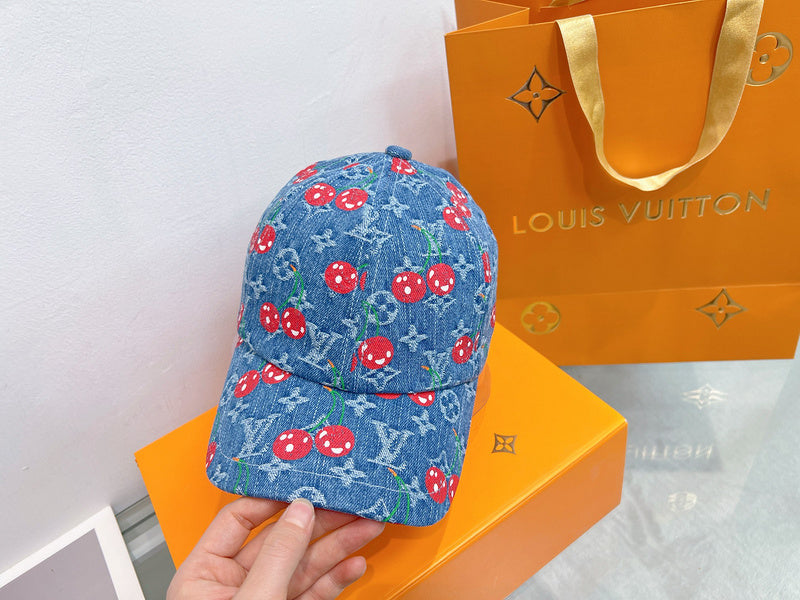 LVH04 New denim fabric baseball cap sun hat