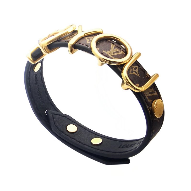 LVB05 Letter pattern leather bracelet jewelry
