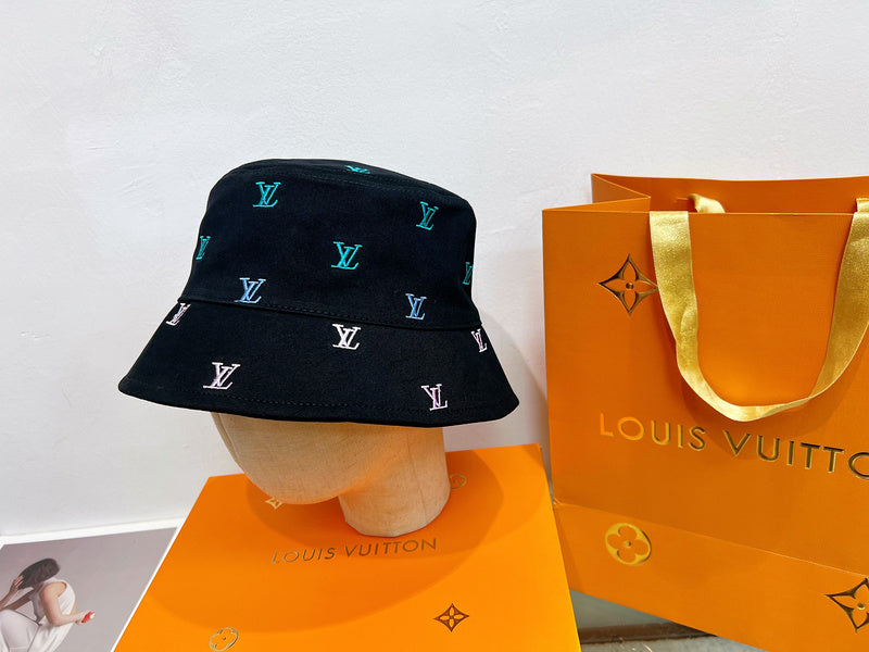 LVH01 New fisherman hat, can be worn on both sides Hats