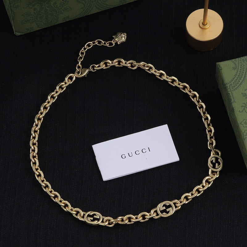 GUN10 Women's new fashionable necklace, bracelet, and earring set jewelry