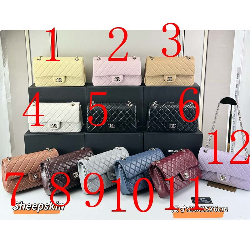 LCP107 Golden hardware bag 25-15-6cm Shoulder bags