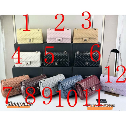 LCP107 Golden hardware bag 25-15-6cm Shoulder bags