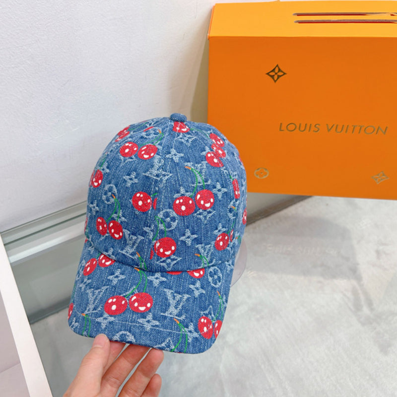 LVH04 New denim fabric baseball cap sun hat