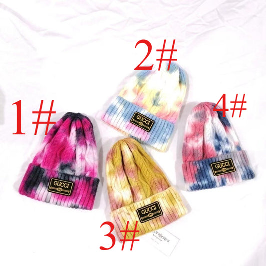 PGH1   Autumn and Winter New Fashionable Colorful Core spun Knitted Hat
