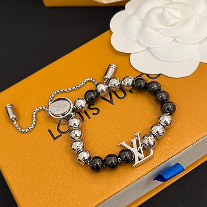 L138   Titanium steel ball bracelet jewelry