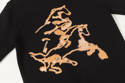 BUC033  Autumn and winter new high-quality men's and women's fashion brand new sweater jacquard letter clothing