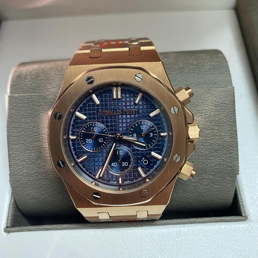 RW79  Men's  rose gold  Quartzwatch with 316L steel case 41MM