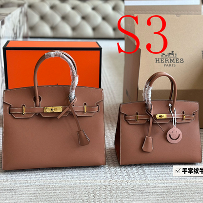MHP6 Classic leather handbag 25CM 30CM With Box