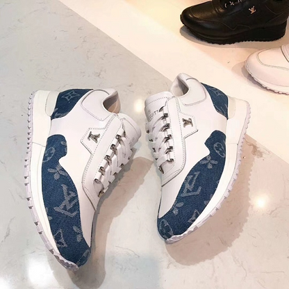 OLS41 Leather women 35-42 And men 40-46 sneakers shoes With box
