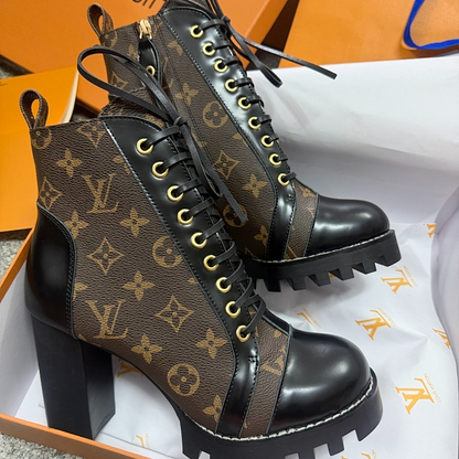 OLS18 Leather Women 9.5CM shoes 35-42 With box
