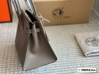 MHP6 Classic leather handbag 25CM 30CM With Box