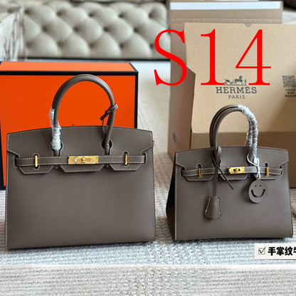 MHP6 Classic leather handbag 25CM 30CM With Box