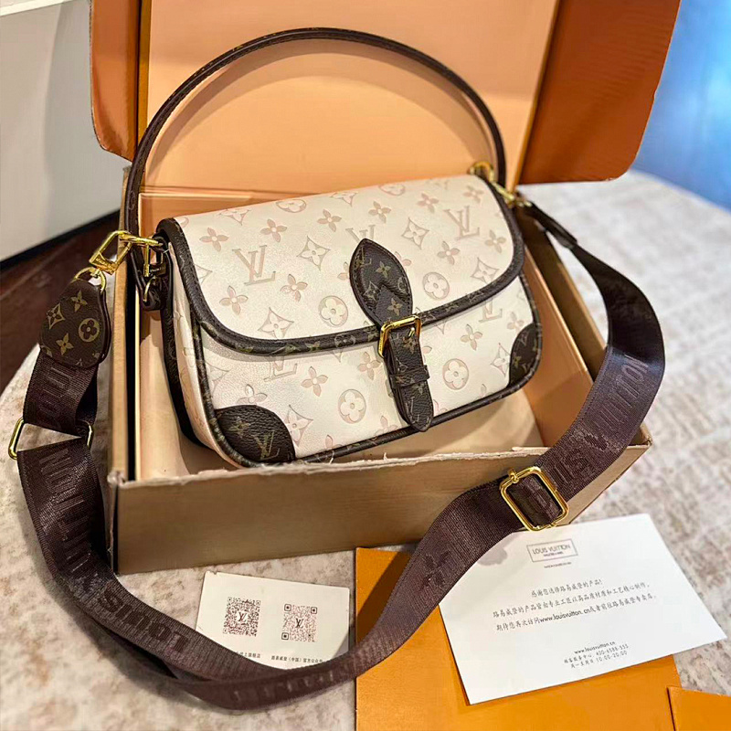 ALP5 Leather Bag 25-15-9CM PVC Handbag With Box