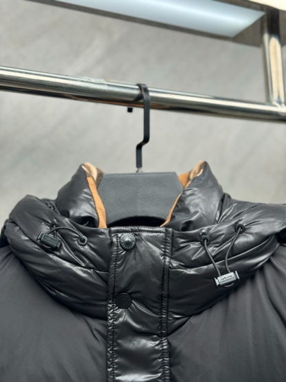 110206  New embroidered hooded down jacket clothing