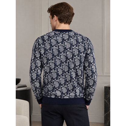 DIC201  New men's autumn and winter round neck sweater pullover sweater wool sweater clothing