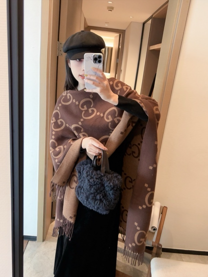 XGC32 Cashmere blend Shawl 145-185CM Scarf