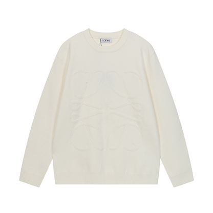 LOC41 Autumn and winter new high-quality men's and women's fashion brand new sweater jacquard letter clothing