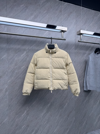 110201  New double-sided stand up collar women's down jacket clothing