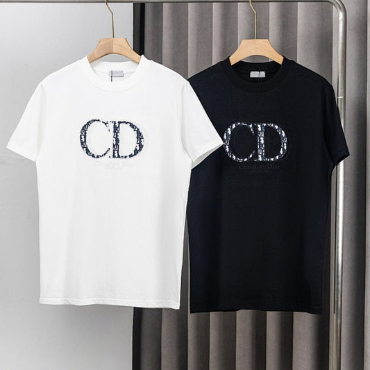 DIC35 New men's and women's summer pure cotton top T-shirt clothing