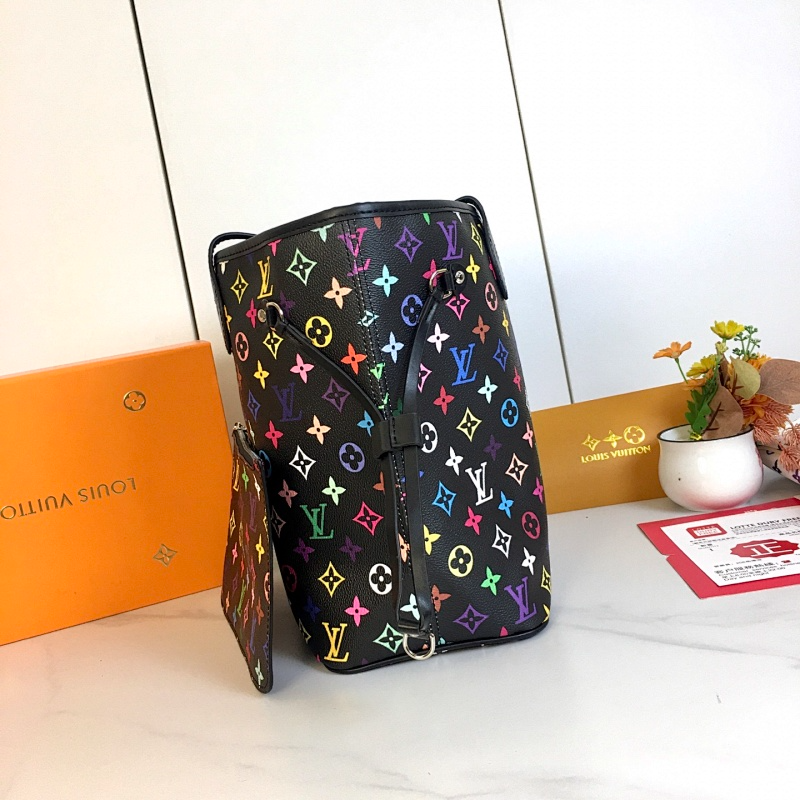 GLP160 Neverfull Bag L*V bag for lady gift  32x29x17CM Canvas leather