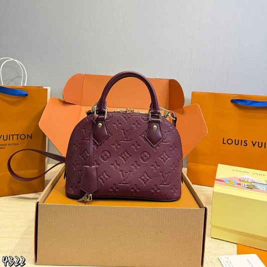 ALP19 Microfiber Leather Bag 24-11.5-17CM Handbag With Box