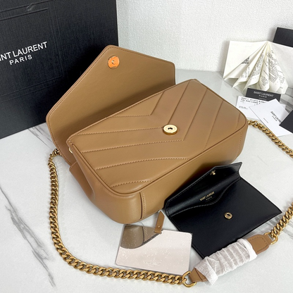 LYP43 Leather Bag 24-14-6CM Shoulder Bags