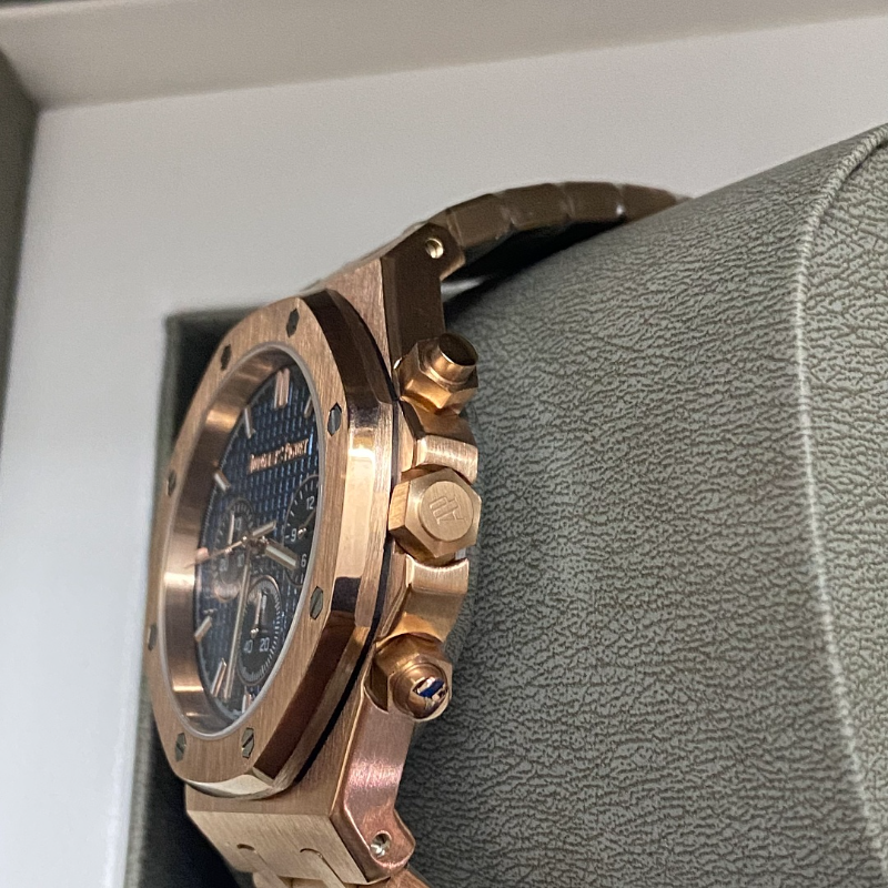 RW79  Men's  rose gold  Quartzwatch with 316L steel case 41MM