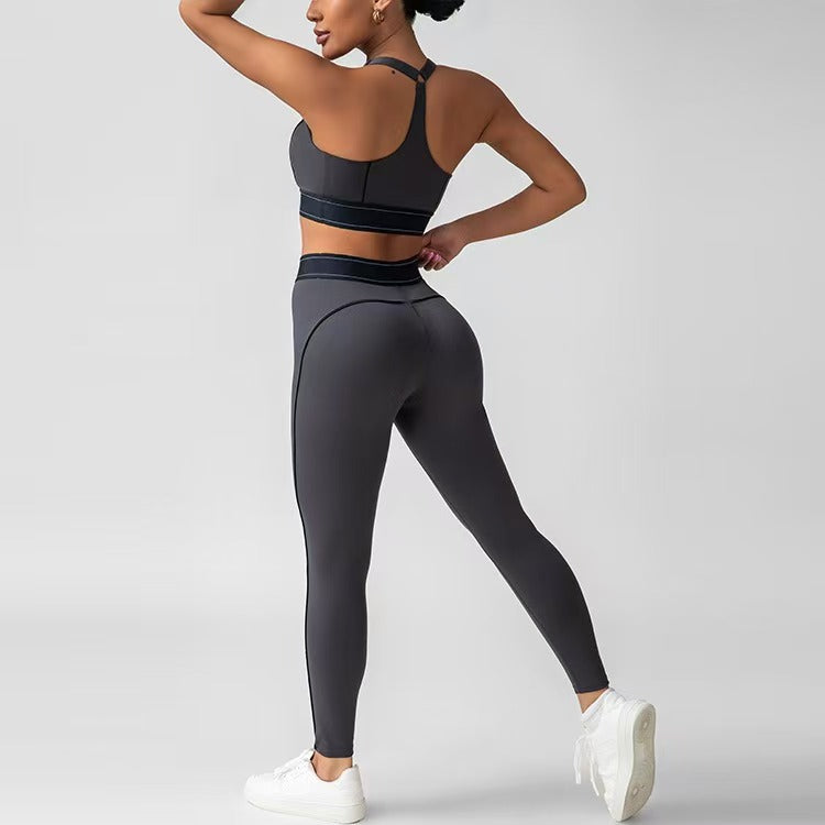 ALC10 Women's Butt-Lifting Yoga 2-Piece Set - Versatile Tank Top for Workout, Running & Pilates clothes