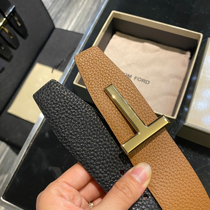 TBL1 wide 4.0CM Total length 95-125cm Leather Belt High Quality With packing