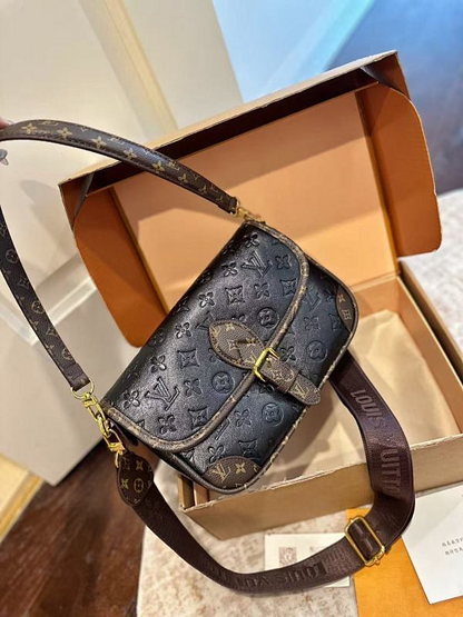 ALP5 Leather Bag 25-15-9CM PVC Handbag With Box