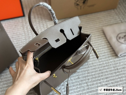 MHP6 Classic leather handbag 25CM 30CM With Box