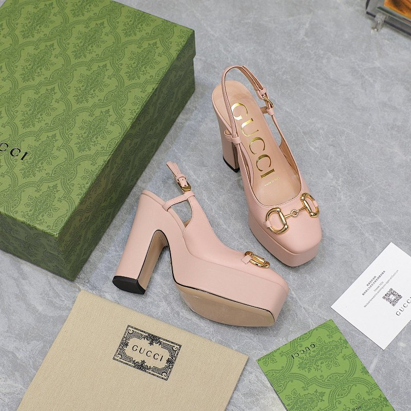 JHGS14 Slipper 12CM Heel Size 35-42 Lether Shoes with box