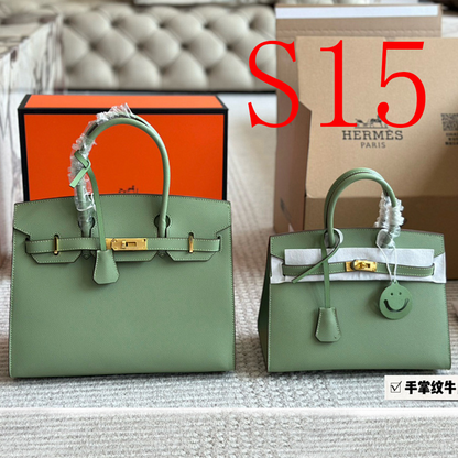 MHP6 Classic leather handbag 25CM 30CM With Box