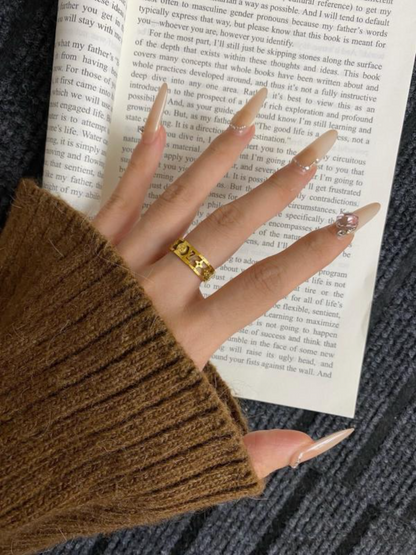 J147   Women's Titanium Steel Ring Jewelry
