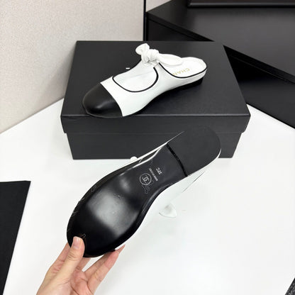 MBCS11 Leather Slippers Size 35-40 Shoes with Box