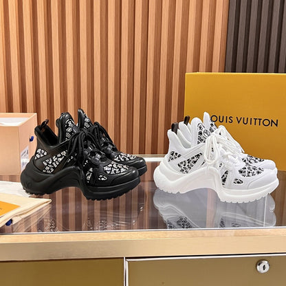OLS39 Leather Women 5.5CM Shoes 35-41 with box