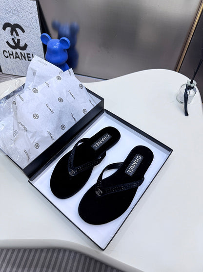 MBCS4 Leather Slippers Size 35-42 Shoes with Box