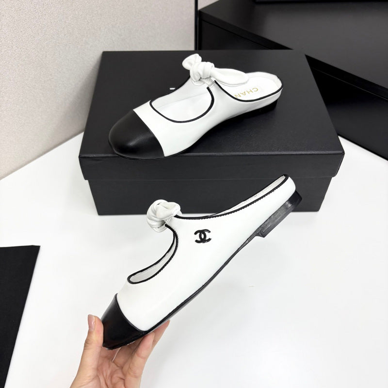 MBCS11 Leather Slippers Size 35-40 Shoes with Box