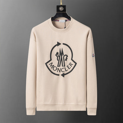 MOC037  New men's autumn and winter double-sided cotton new pullover hoodie clothing