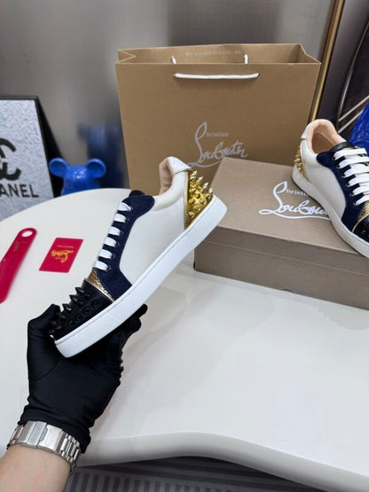 MCLS11 Women 35-40 and Men 40-45 Leather Shoes With Box
