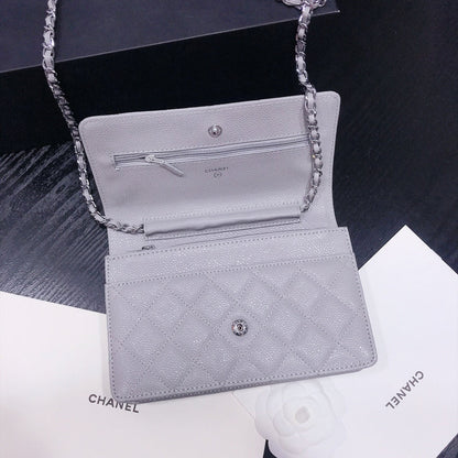 XCP015 Bag leather 19-13-4CM Bag Silver