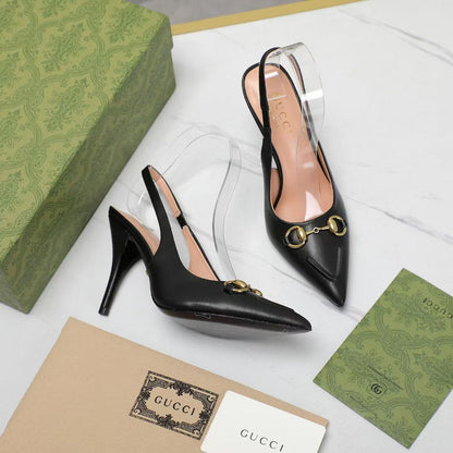 JHGS9 Slipper 8.5CM Heel Size 35-42 Shoes with box