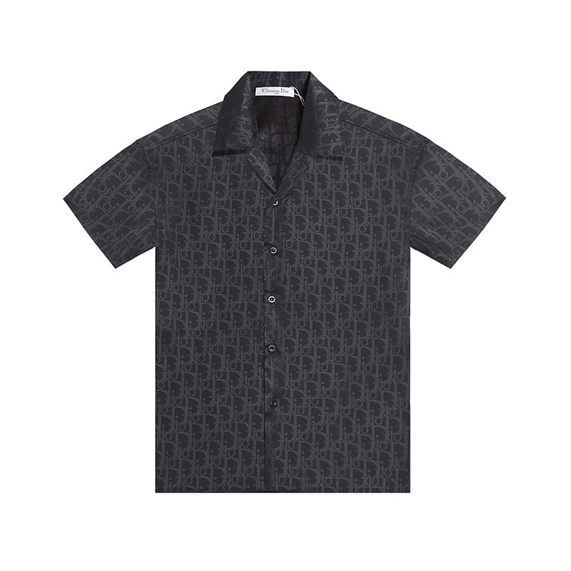 DIC112 New men's summer short sleeved collared shirt clothing