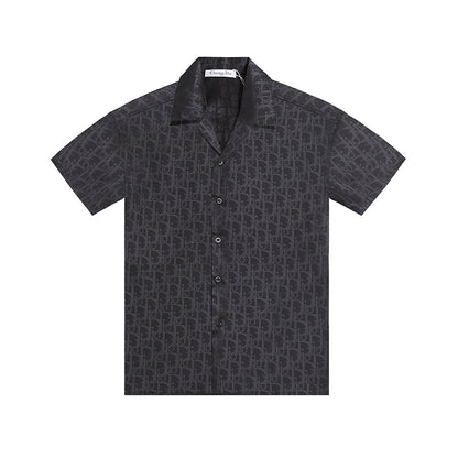 DIC112 New men's summer short sleeved collared shirt clothing
