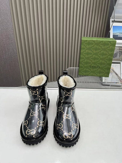 OGS25 Wool Women 35-40 Leather Shoes with box