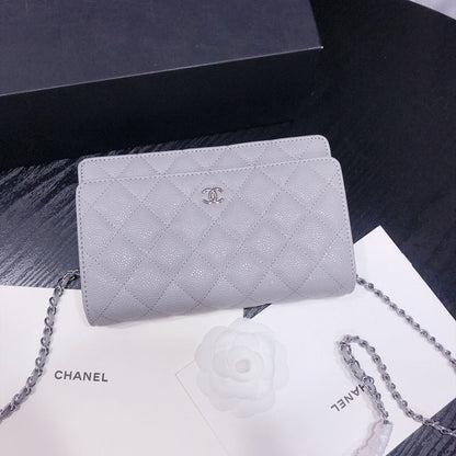 XCP015 Bag leather 19-13-4CM Bag Silver