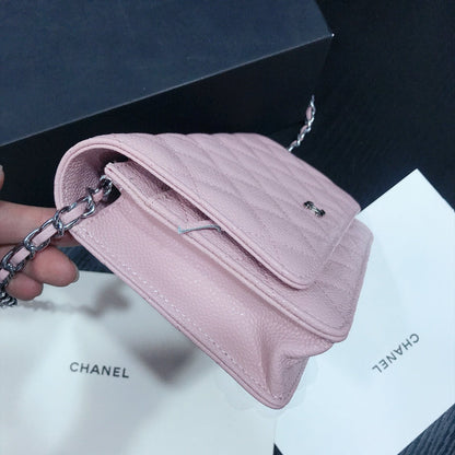 XCP015 Bag leather 19-13-4CM Bag Silver