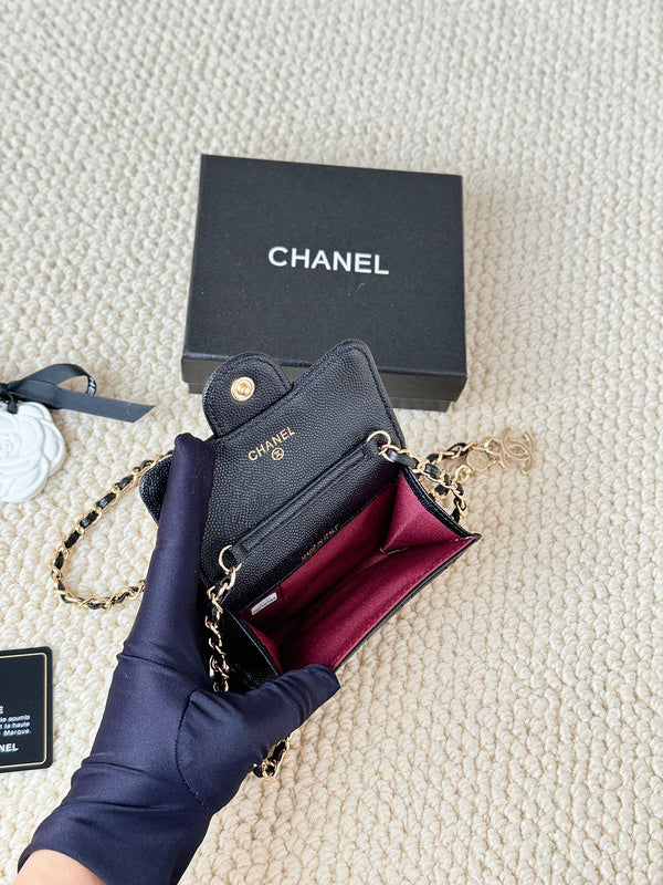 LCP02 Wallet Bag 13.1-7.5-2.1CM Leather bags with box